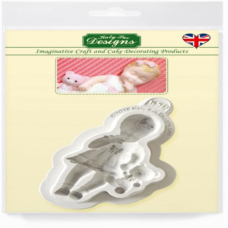 3.5 inch baby girl silicone mould cf0002 (#65539)