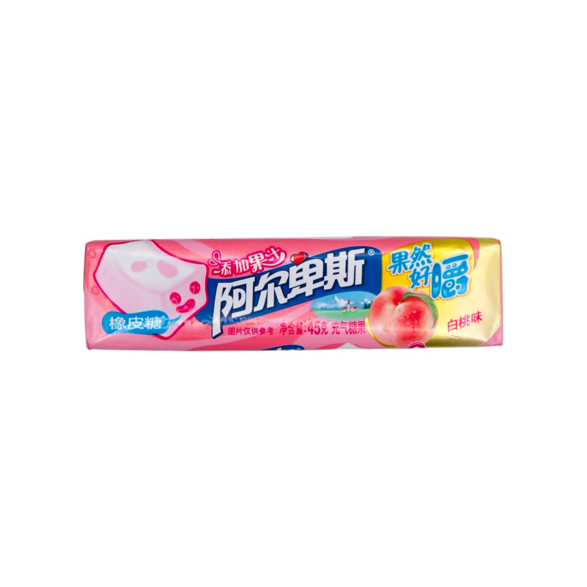 Alpenliebe Gummy Candy Peach Flavour 45g Japan