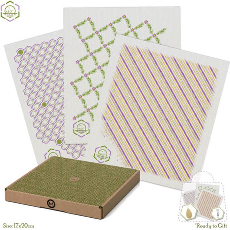 3 swedish dishcloths set b o care (#125785)
