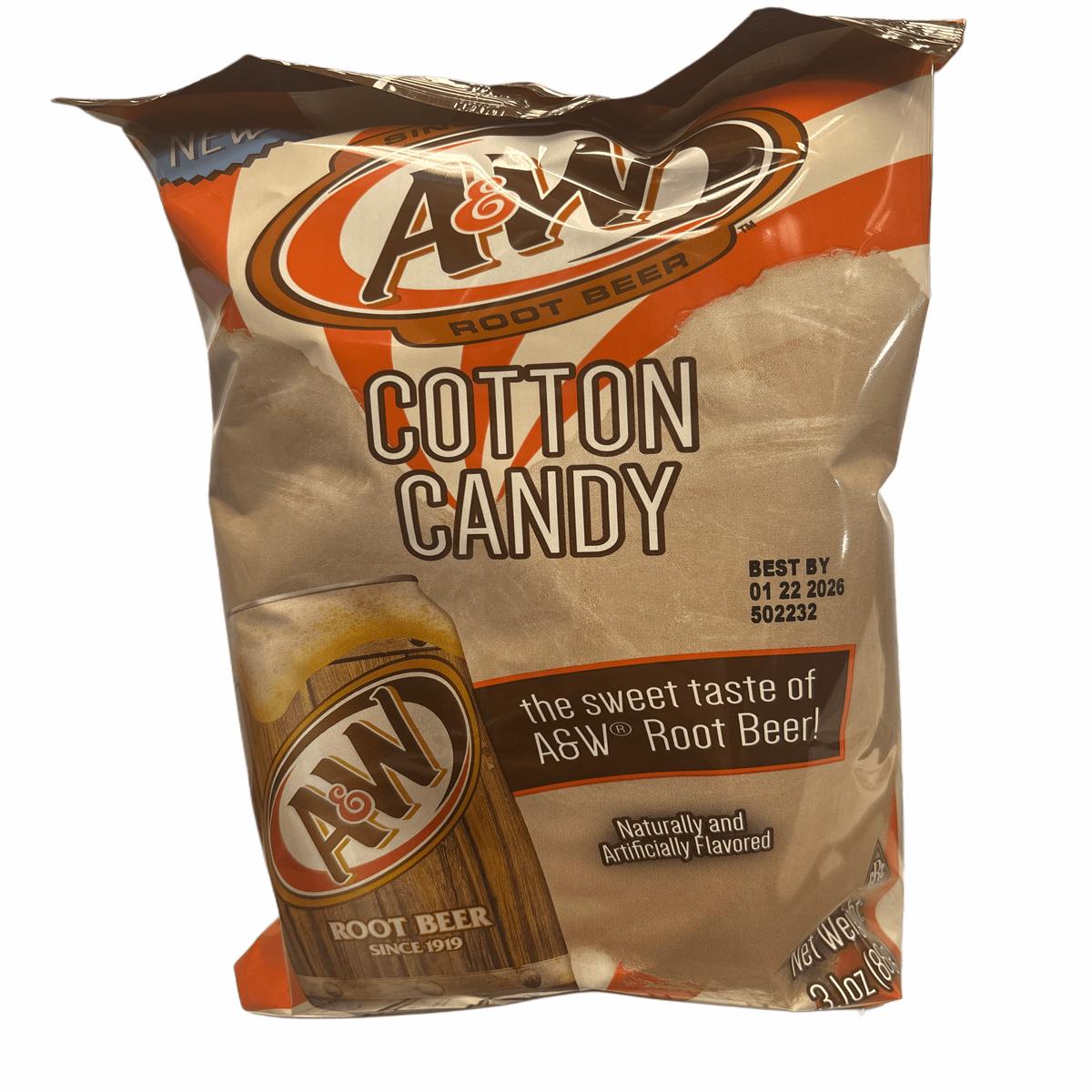 A&W Root Beer Cotton Candy 3OZ - Canadian Edition