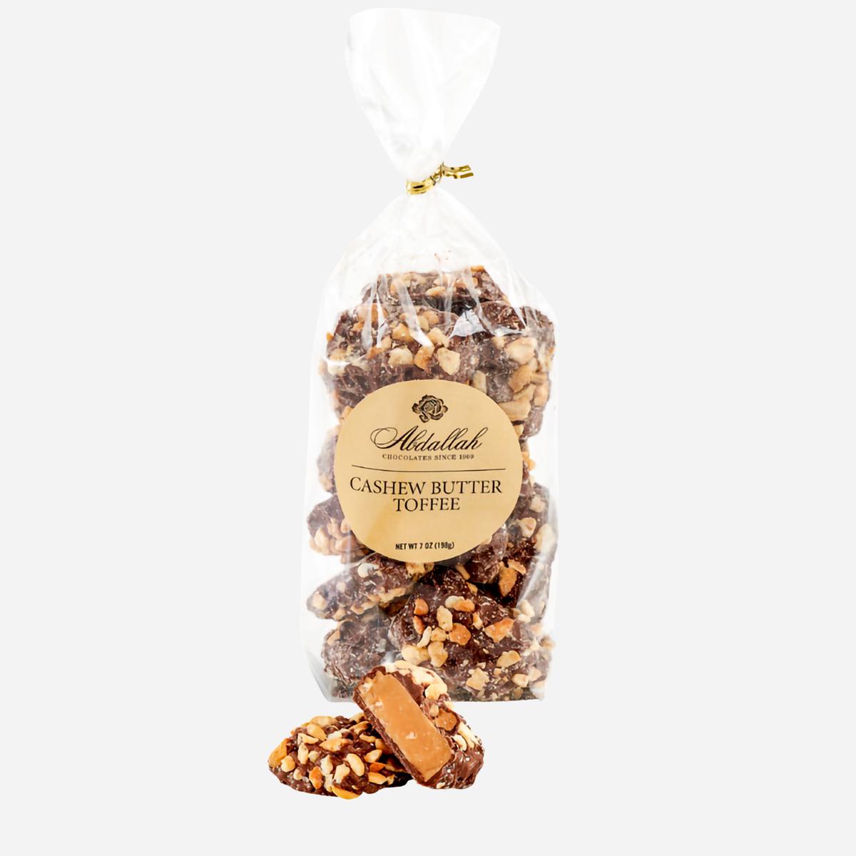 Abdallah Cashew Butter Toffee 7 oz bag