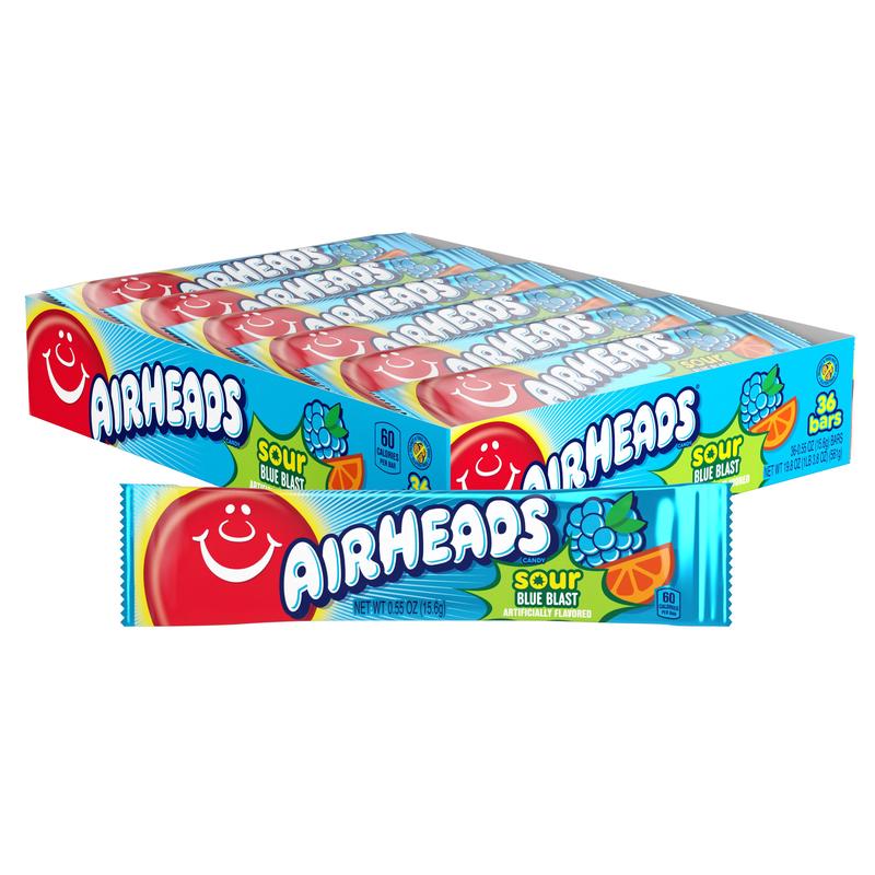 Airheads Sour Blue Blast 0.55oz Bar