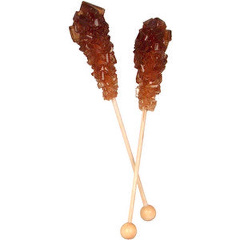 Amber Rock Candy Swizzle Sticks - 72ct