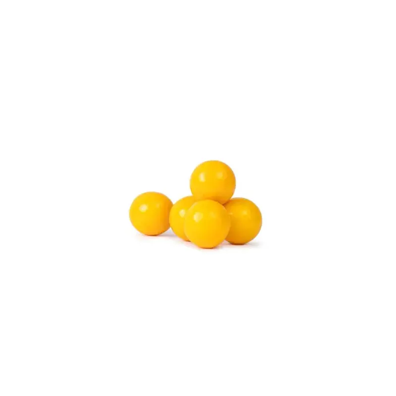 Yellow 1-Inch Gumballs: 850-Piece Case