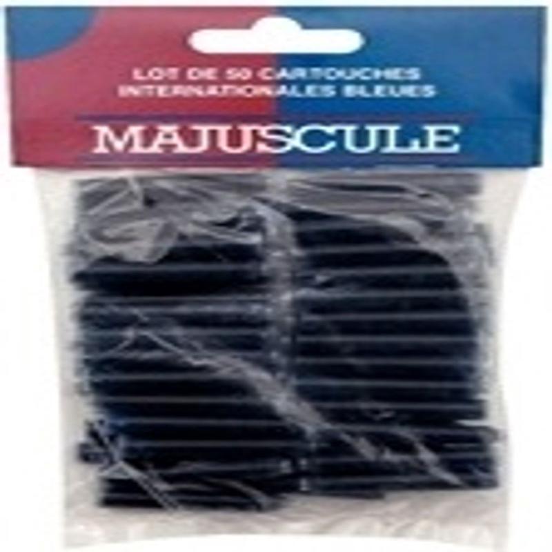 50 blue ink cartridges fountain pen (#126201)