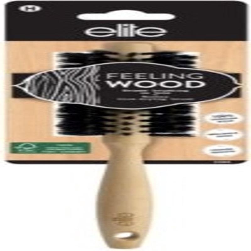 wooden hairbrush blow-drying (#127164)