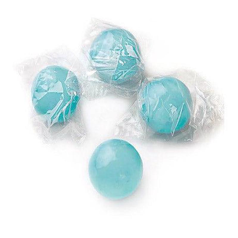 Wrapped Shimmer Robin Egg Blue Gumballs
