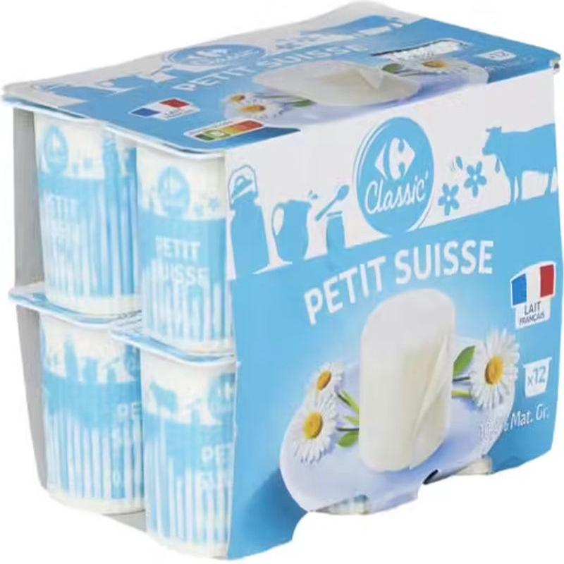 10 4% fat p suisse plain yogurt 12x60g (#113723)