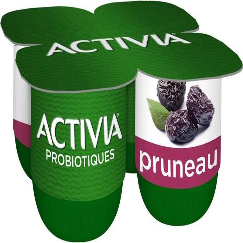activia prune yogurt 4x125g (#114660)