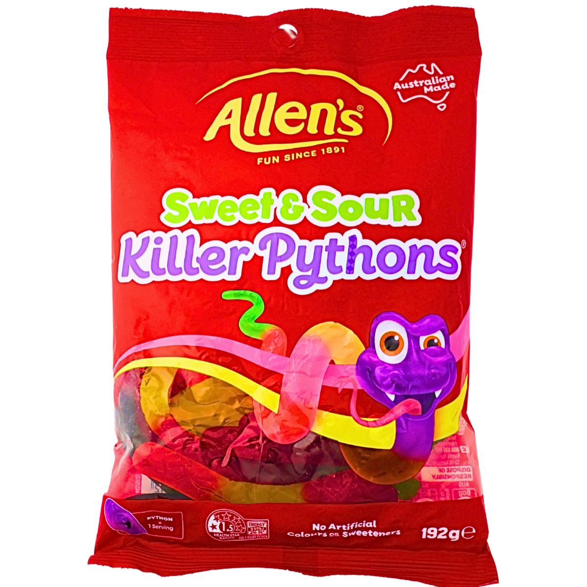 Allen's Sweet & Sour Killer Pythons (Aus) - 192g *BB May 31 2026*