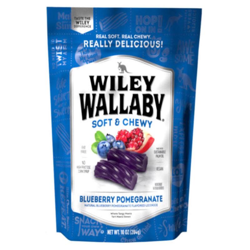 Wiley Wallaby Blueberry Pomegranate Licorice 7oz Stand Up Bag (SNG12)