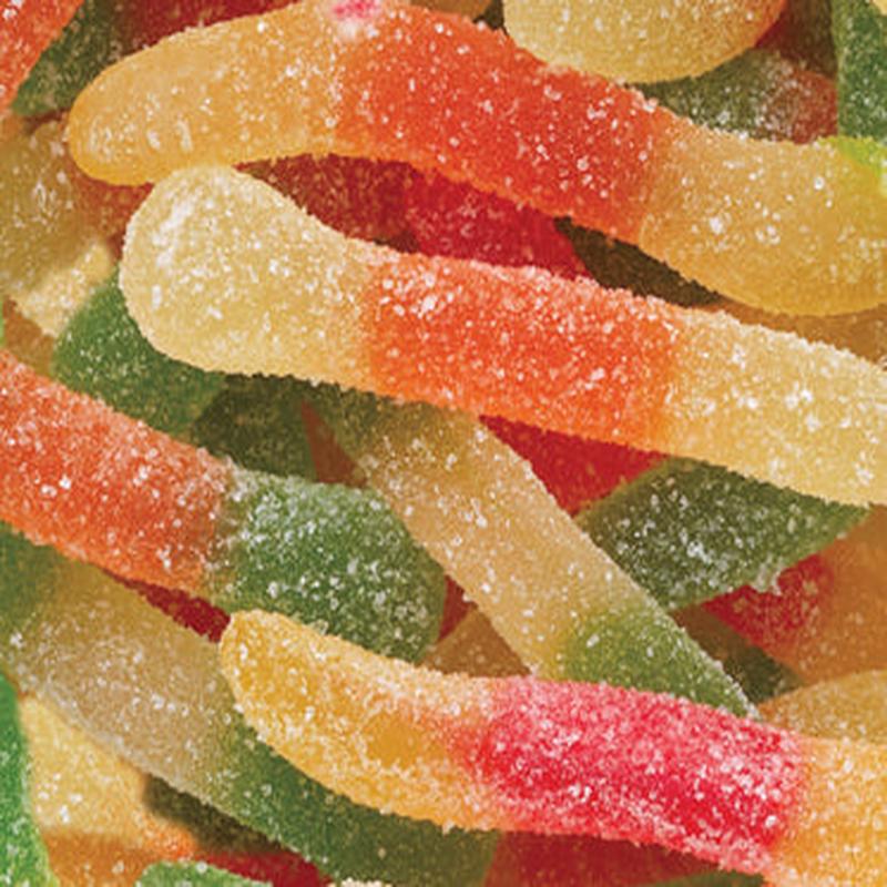 Yummy Sour Gummy Worms - 5lb