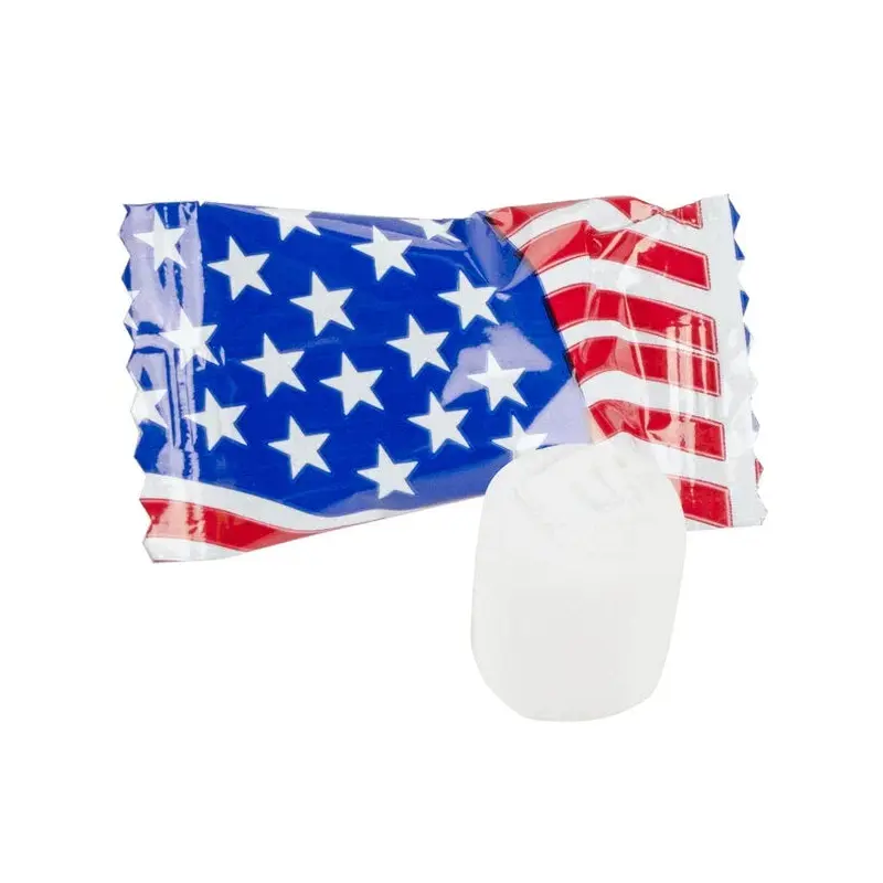 American Flag Wrapped Butter Mint: 1000-Piece Case