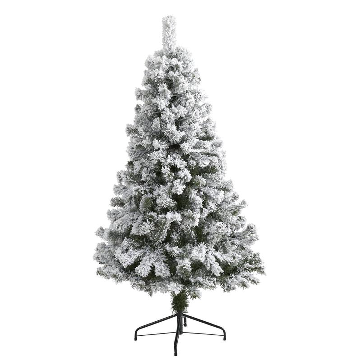 5 Flocked West Virginia Fir Artificial Christmas Tree