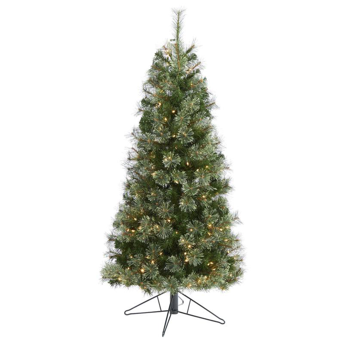 58217 Cashmere Slim Artificial Christmas Tree with 250 Warm White Lights and 408 Bendable Branches
