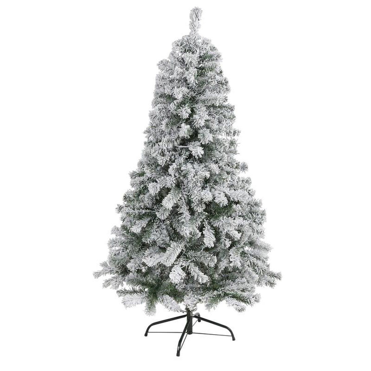 58217 Flocked Rock Springs Spruce Artificial Christmas Tree