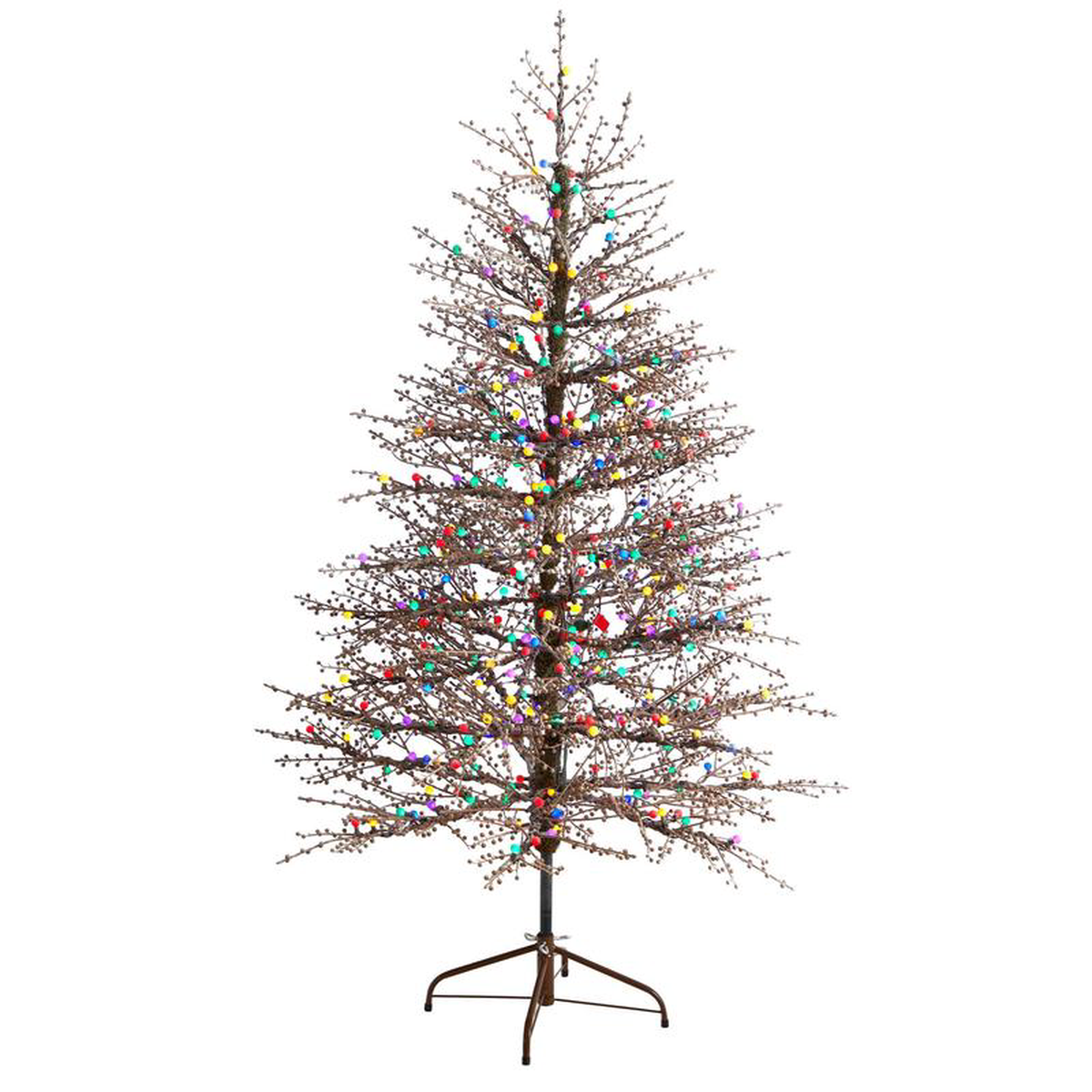 6 Frosted Berry Twig Christmas Tree