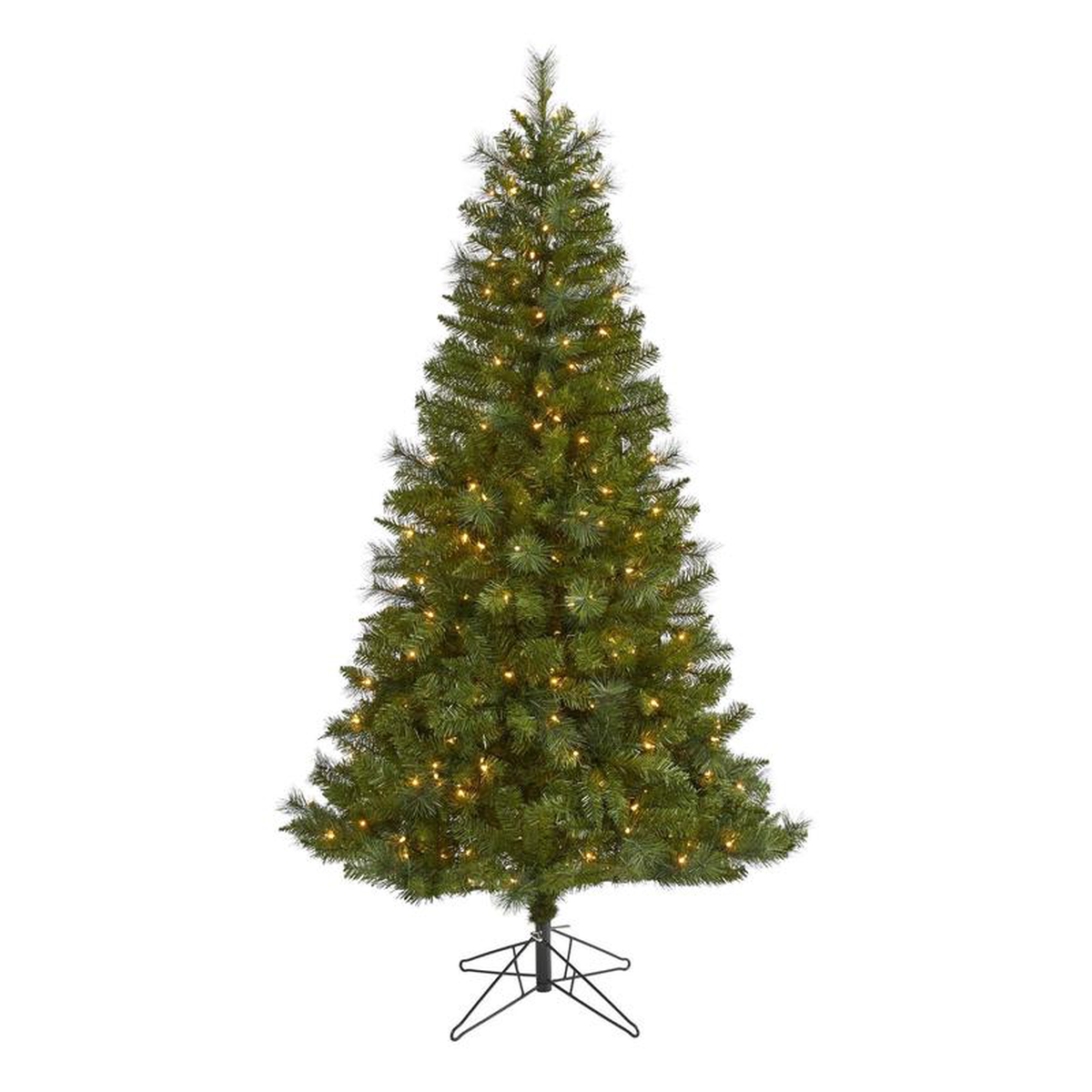6 Mount Hood Spruce Artificial Christmas Tree with 300 Warm White Lights and 673 Bendable Branches