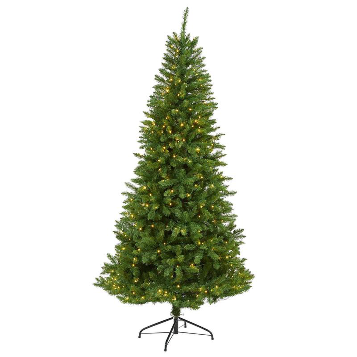 65 Green Valley Fir Artificial Christmas Tree with 350 Clear LED Lights 1125 Bendable Branches