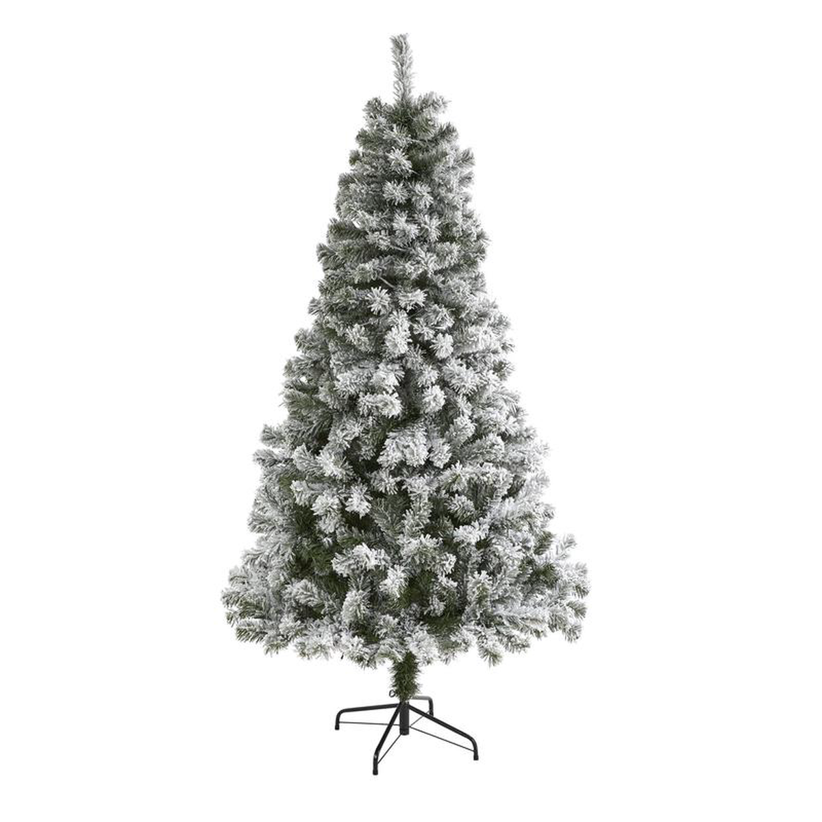 68217 Flocked West Virginia Fir Artificial Christmas Tree