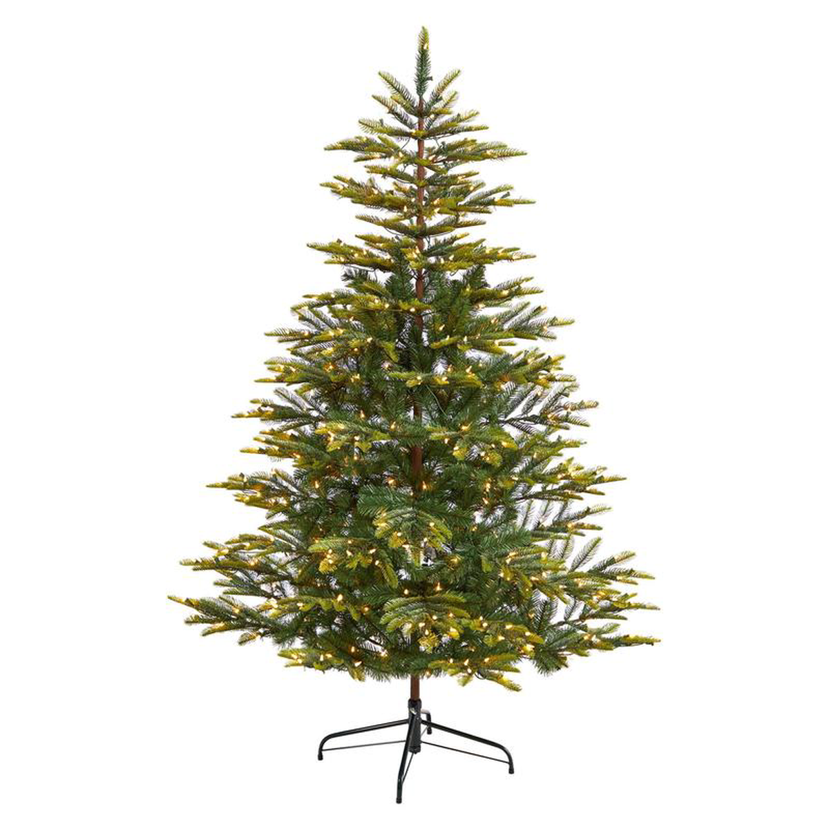 68242 Barcelona Mountain Spruce Christmas Tree with 873 Bendable Branches and 450 Clear LED Lights