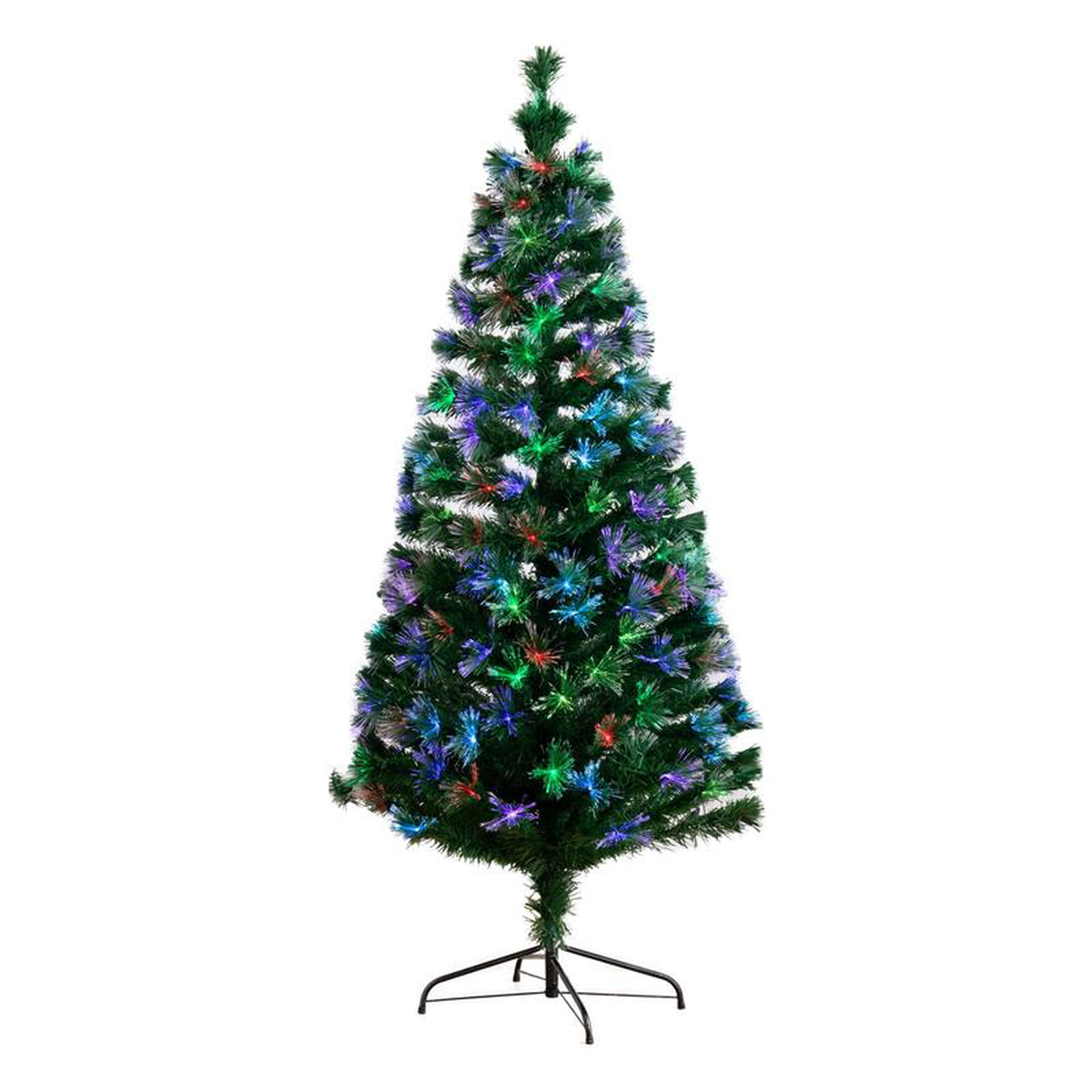 68242 Pre-Lit Fiber Optic Artificial Christmas Tree with 220 Colorful LED and Remote Control Show