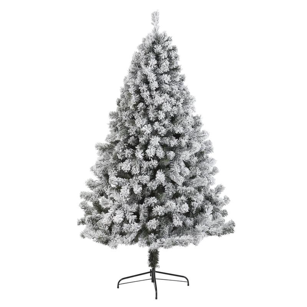 78242 Flocked West Virginia Fir Artificial Christmas Tree