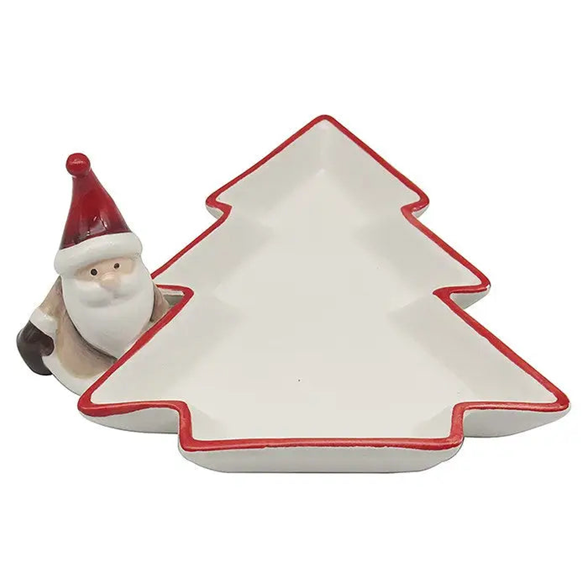Christmas Tree Dish Santa - Default Title